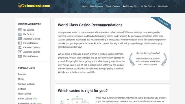Casino Classic casino screenshot